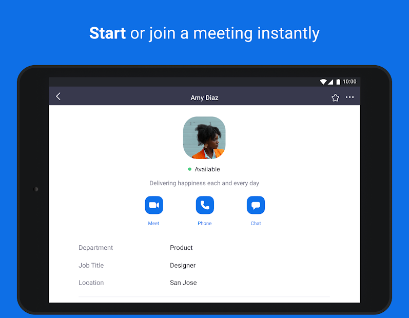 ZOOM Cloud Meetings Review: Efficient Video Solution screen shot